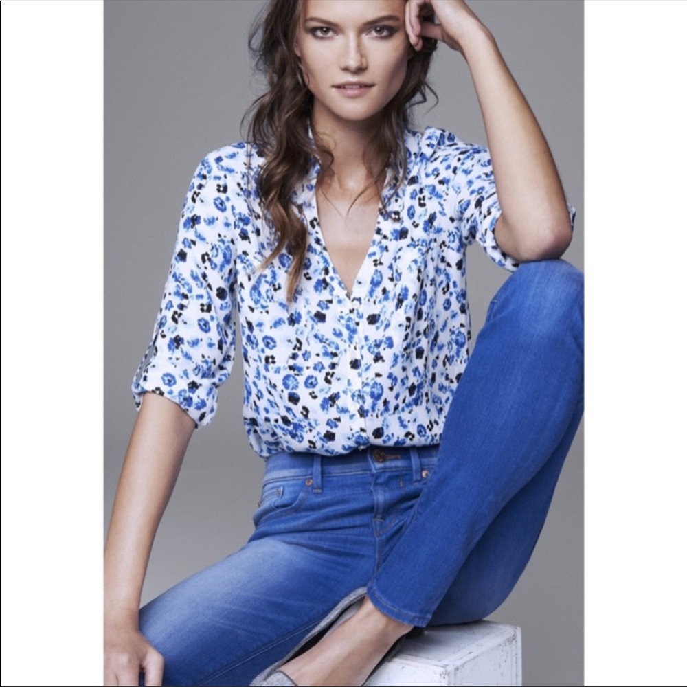 Express Original Fit Floral Portofino Shirt